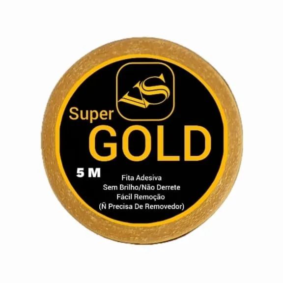 Fita Adesiva Protese Capilar.     Super Gold 5M 