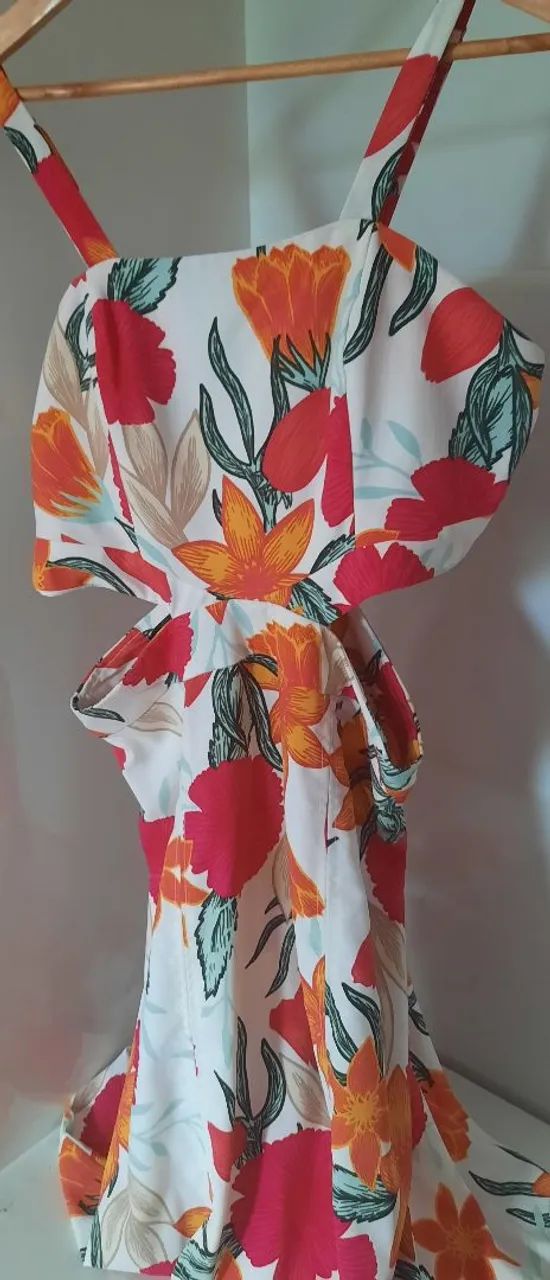 VESTIDO ESTAMPADO FLORAL MYPLACE  ROUPA  - Foto 2