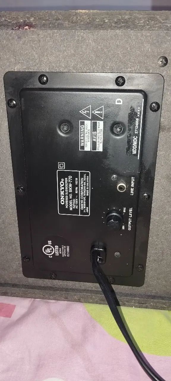 Subwoofer Onkyo SWK-770 - Foto 2