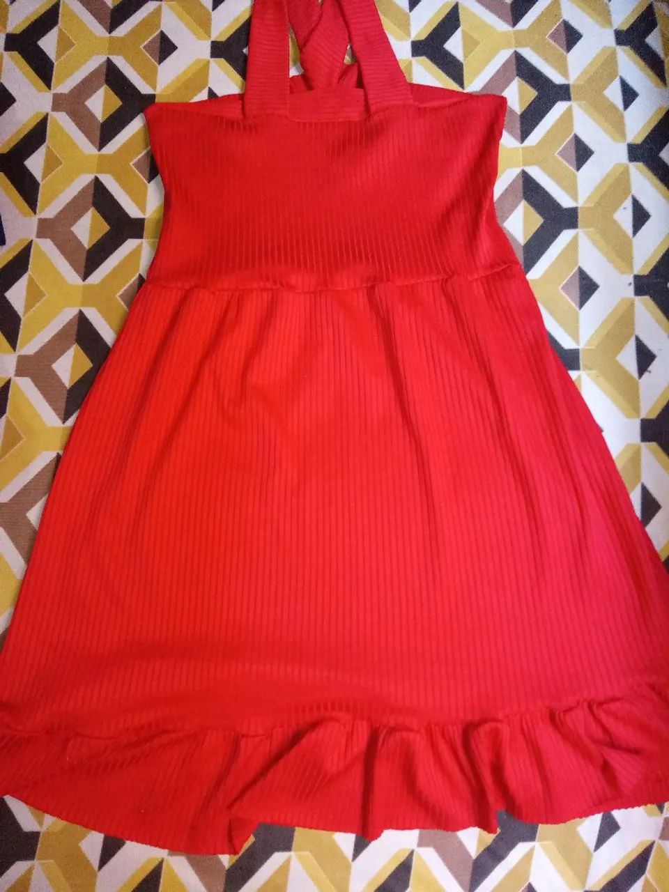 Vestido Infantil Vermelho - Foto 5
