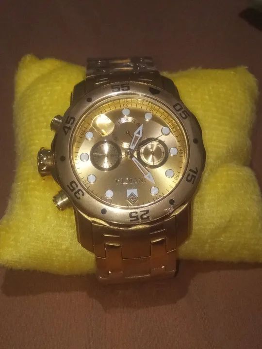 Relógio Masculino dourado