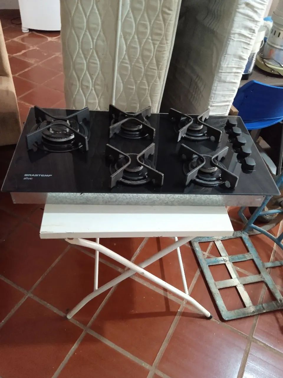 Coqtop de 5 bocas semi novo marca Brastemp 