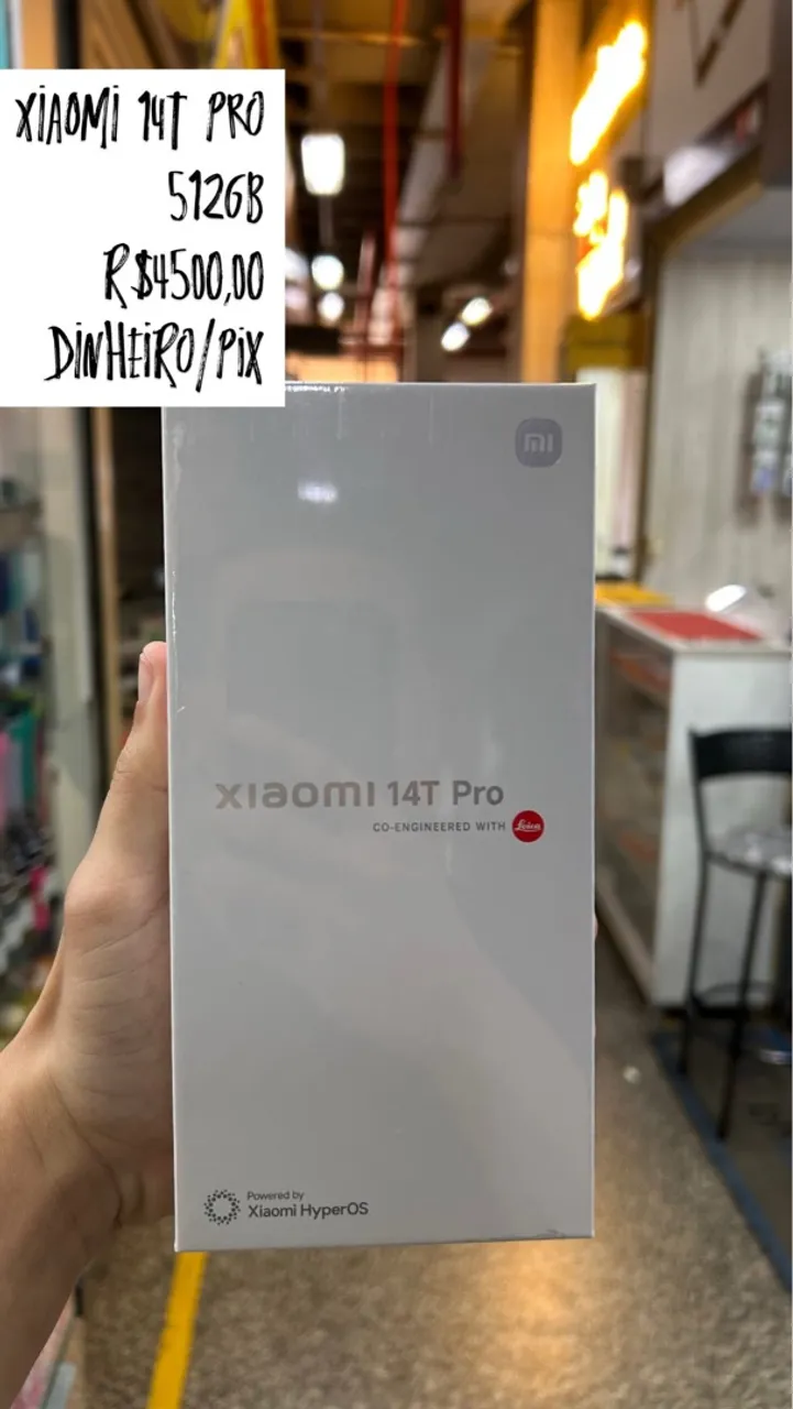 Xiaomi 14T Pro 512GB - Novo na Caixa