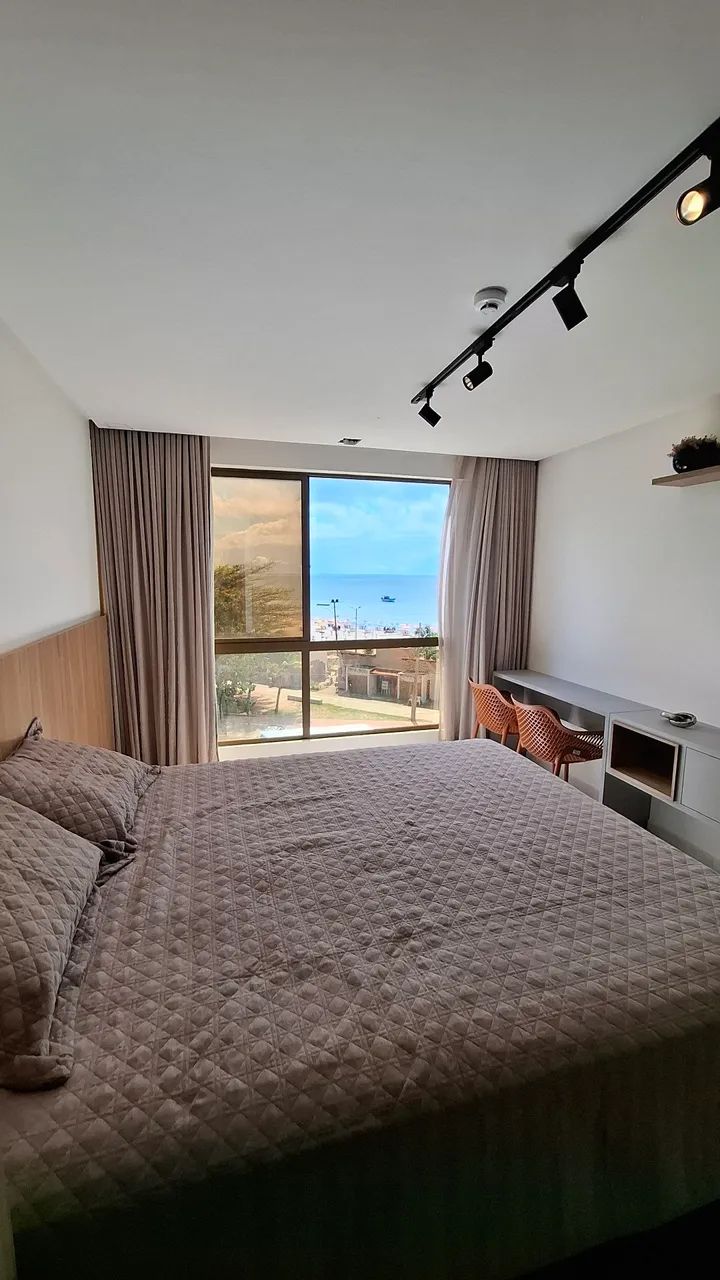 Flat Pé Na Areia Mobiliado em Cabedelo vista Mar Definitiva Piscina Cobertura - Foto 8
