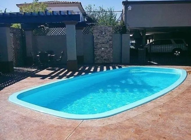 Piscina de fibra 7,0 x 3,50 x 1,40m - Nova de Fábrica - Leia a Descrição - Foto 4