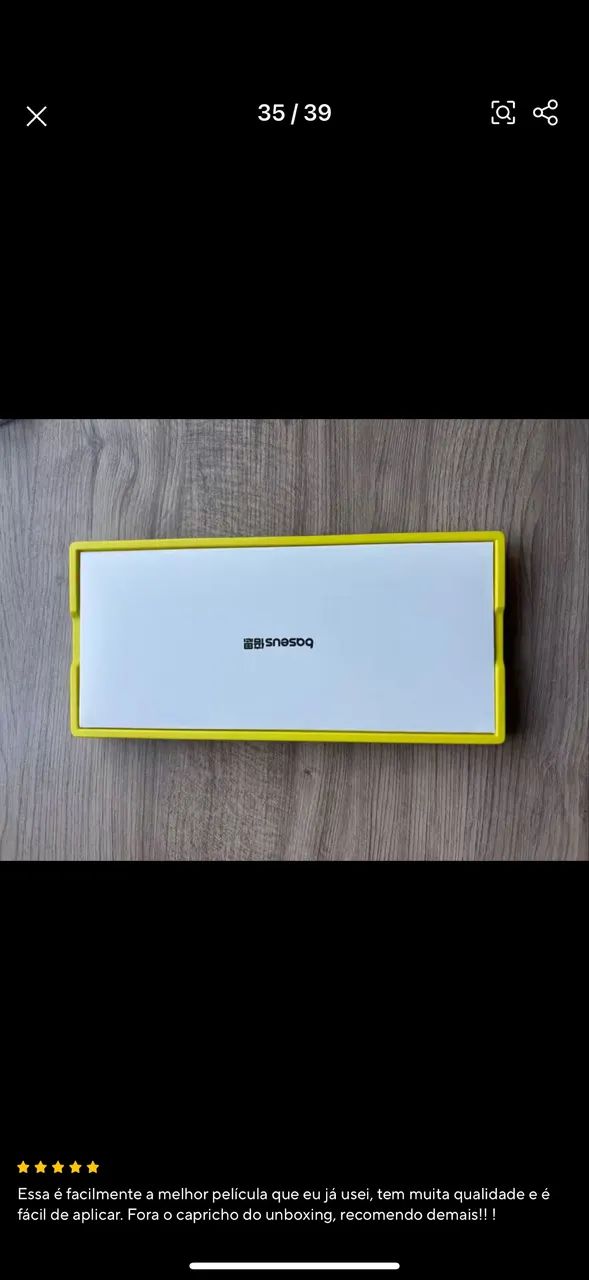 Pelicula Baseus com aplicador 16 pro max LACRADA - Foto 4