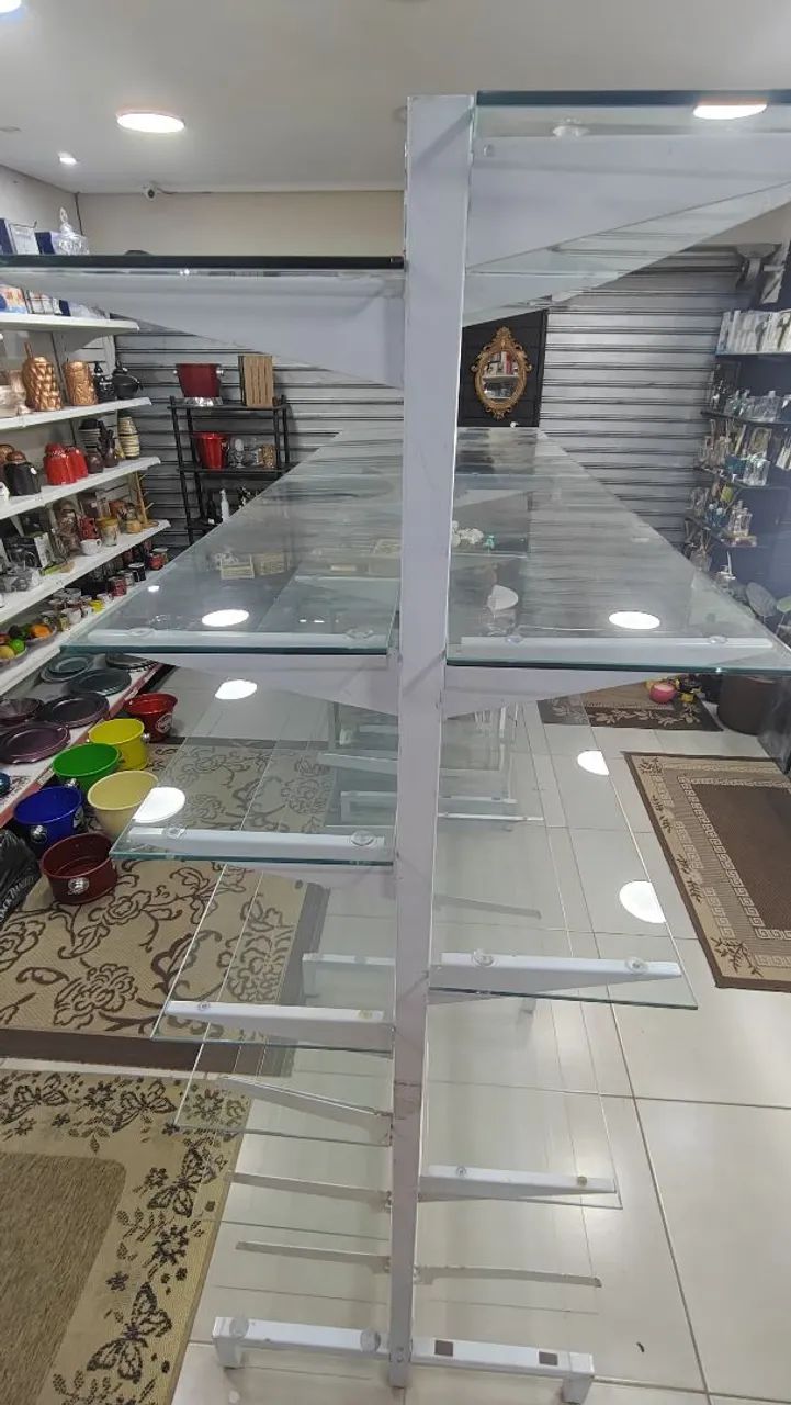 Expositor/Prateleira de Vidro para Comércio - Foto 4