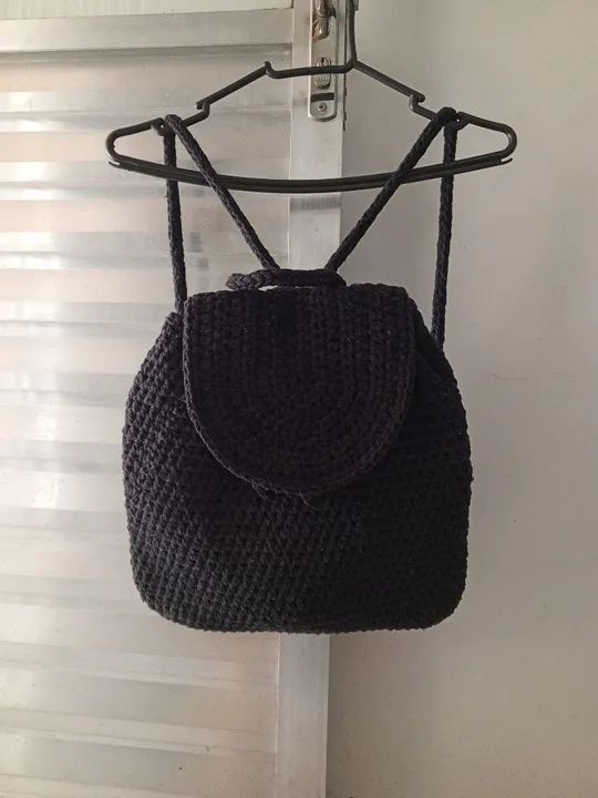 Mochila de Crochê 