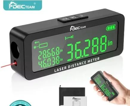Decteam Trena Laser 50m display LCD, ângulo, área, volume - Foto 2