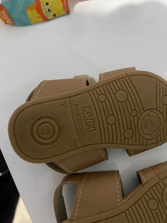 Sandália para bebê Klin anatômico tamanho 18 nova  - Foto 3