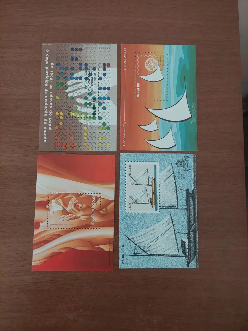 Blocos filatelicos anos 80 brasil - Foto 5