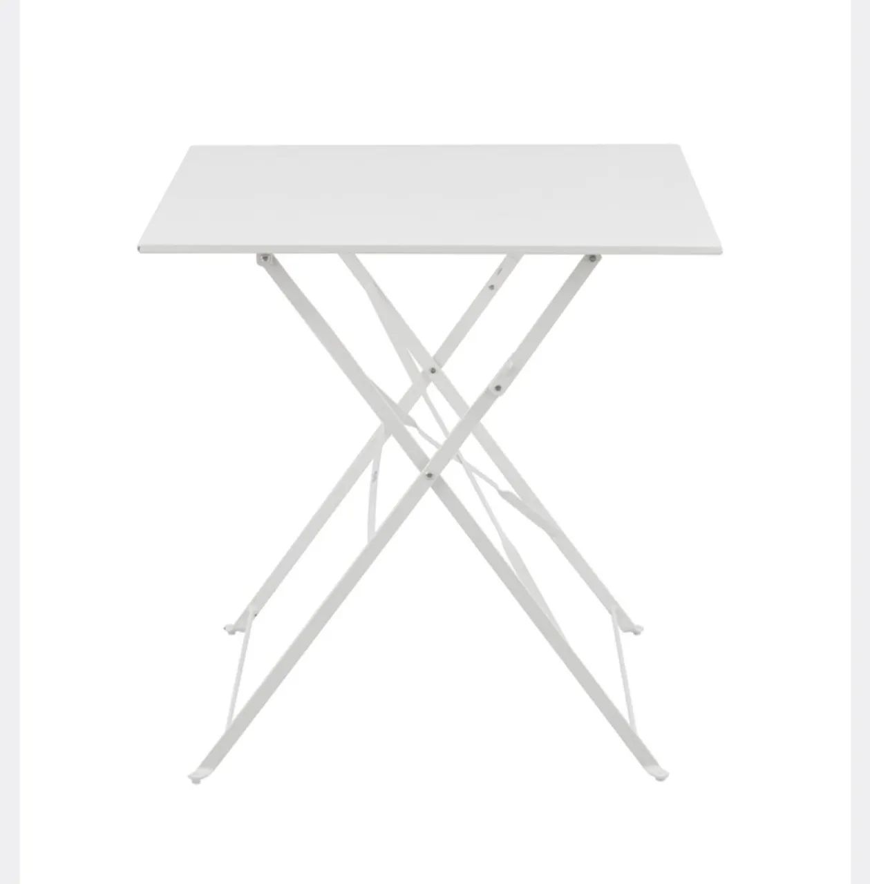 Mesa dobrável quadrada 70x70x71cm