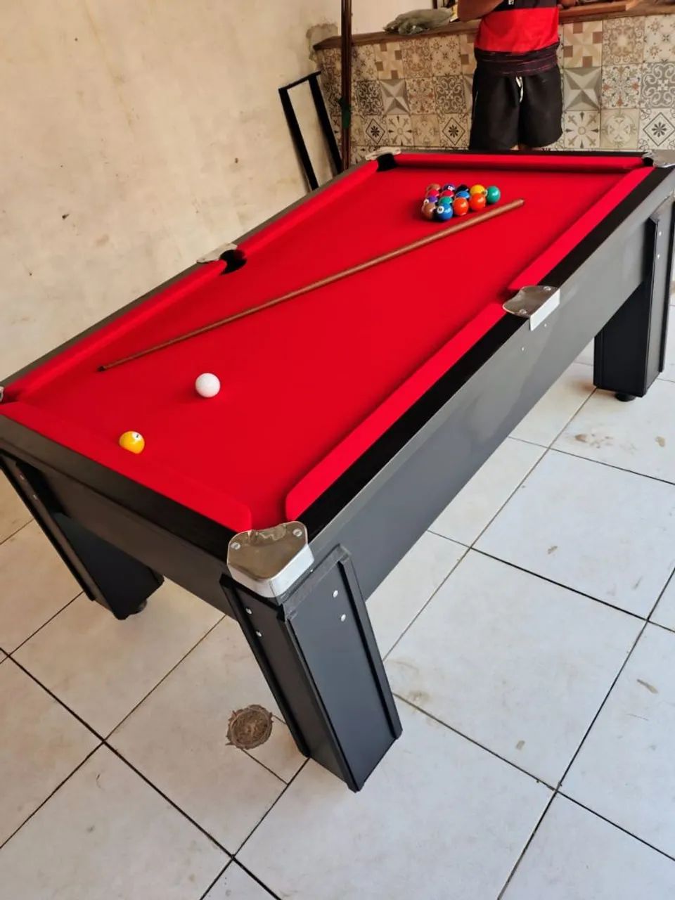 Mesa de bilhar campo de pedra ardósia mesa de sinuca vários modelos