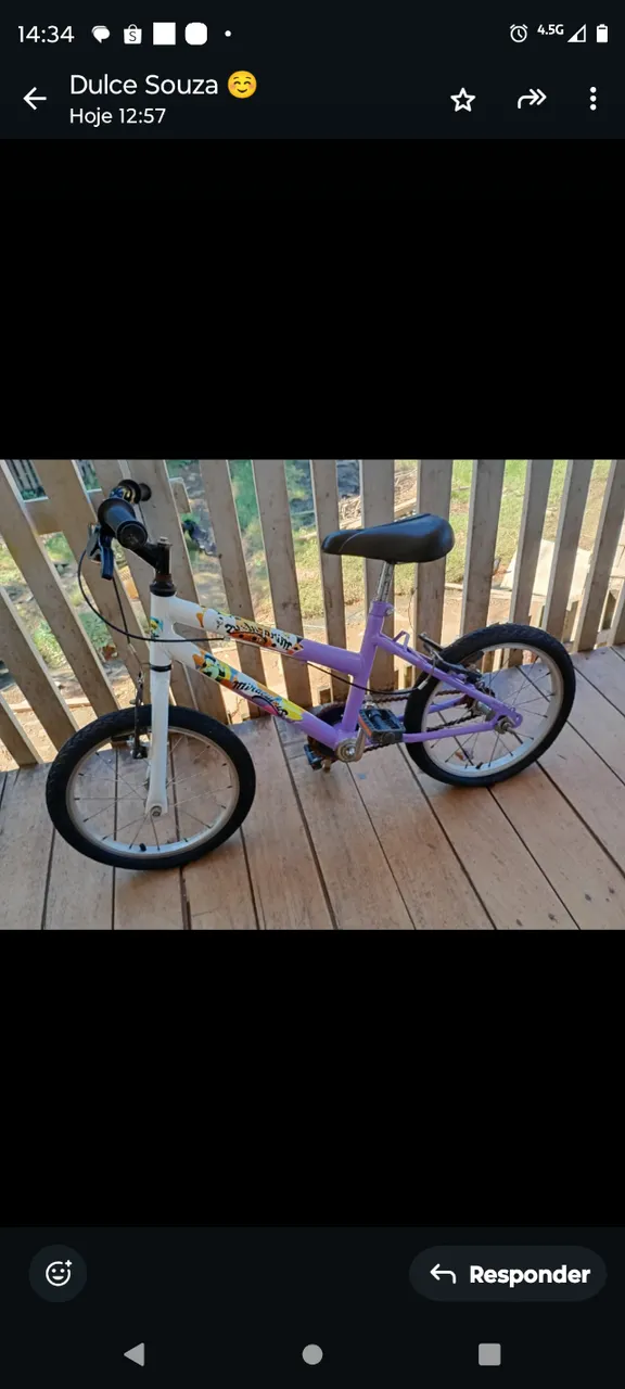 Vendo bicicleta infantil
