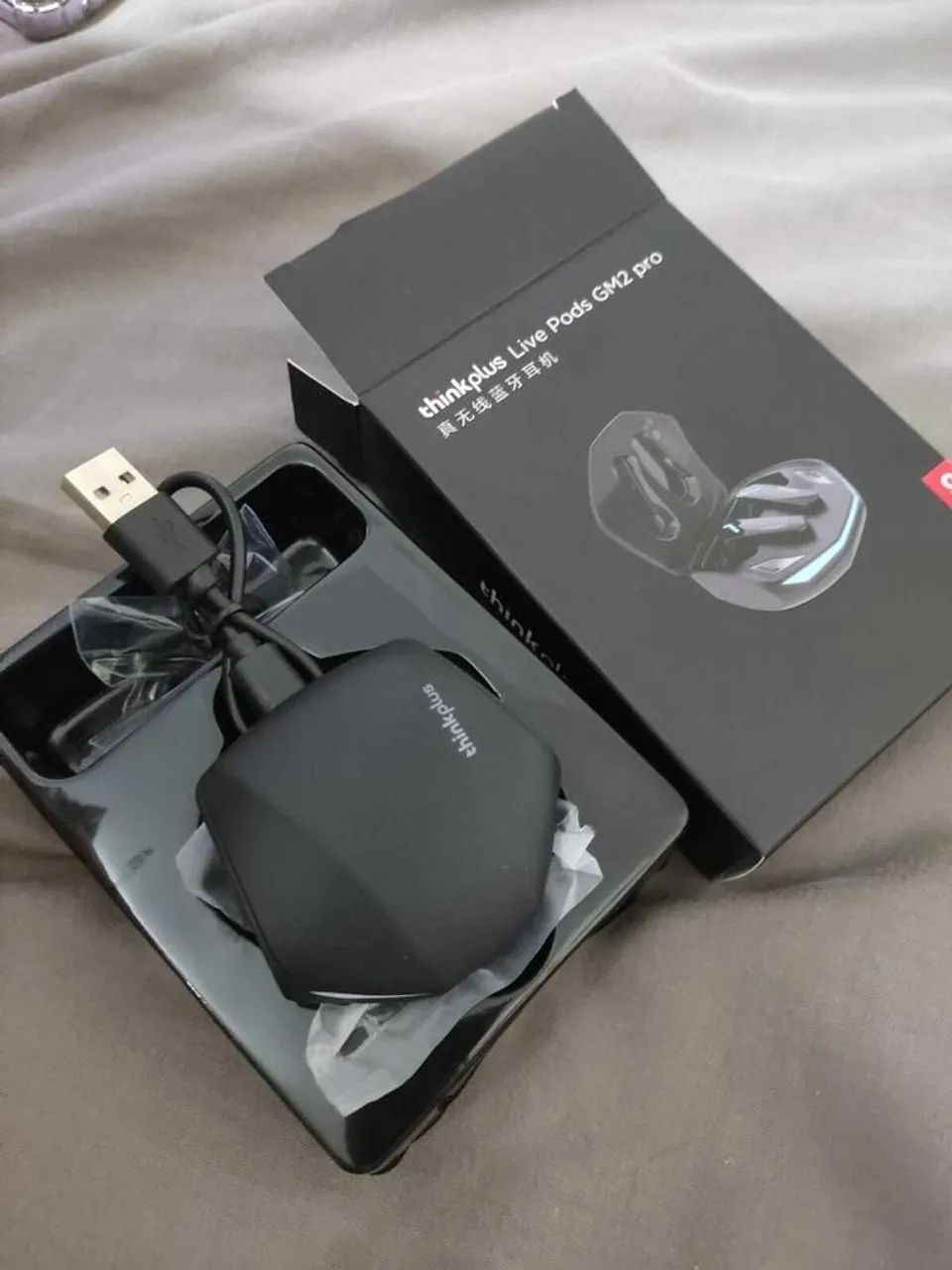 Lenovo Thinkplus GM2 Pro Bluetooth 5.3 Esportes Headset  In-Ear Gaming PRETO  - Foto 2