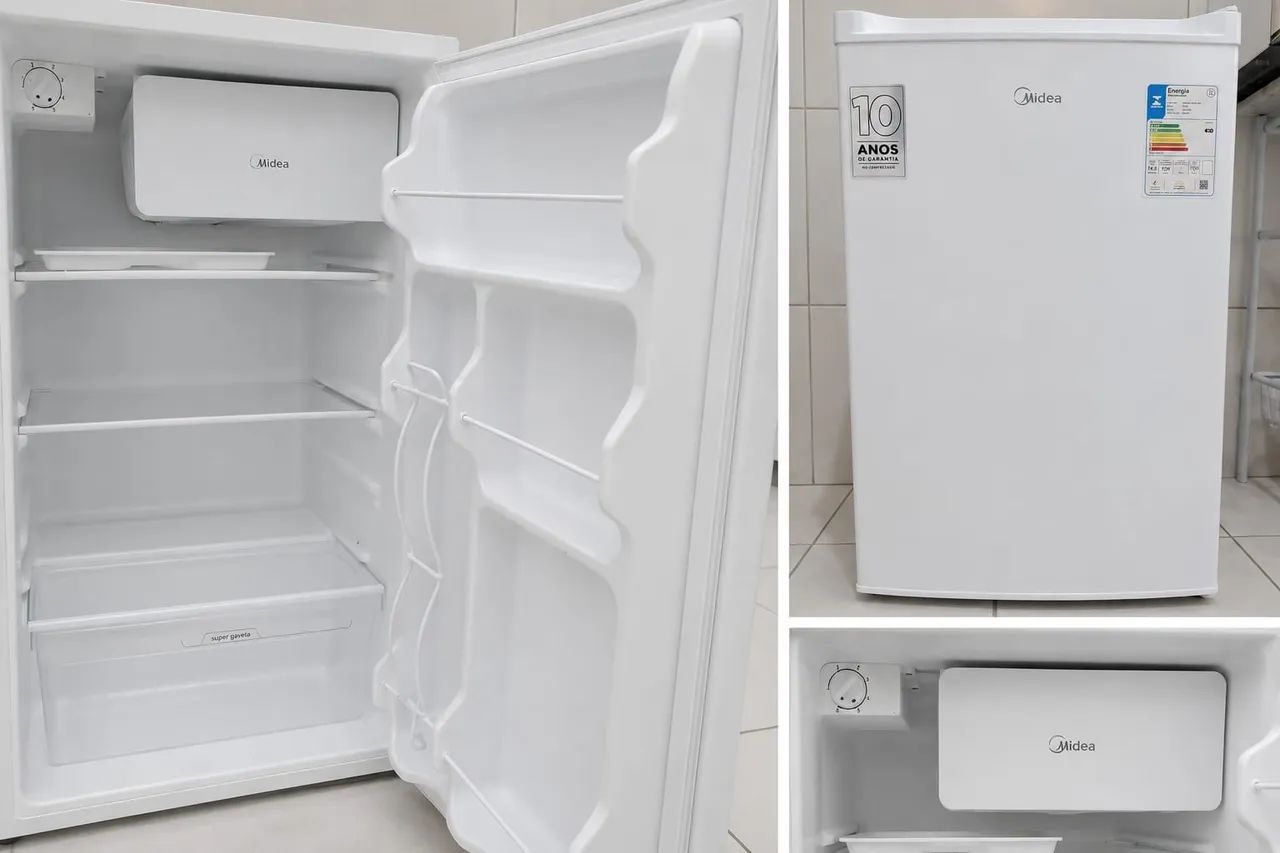 Frigobar Midea MRC12B Branco - 124L