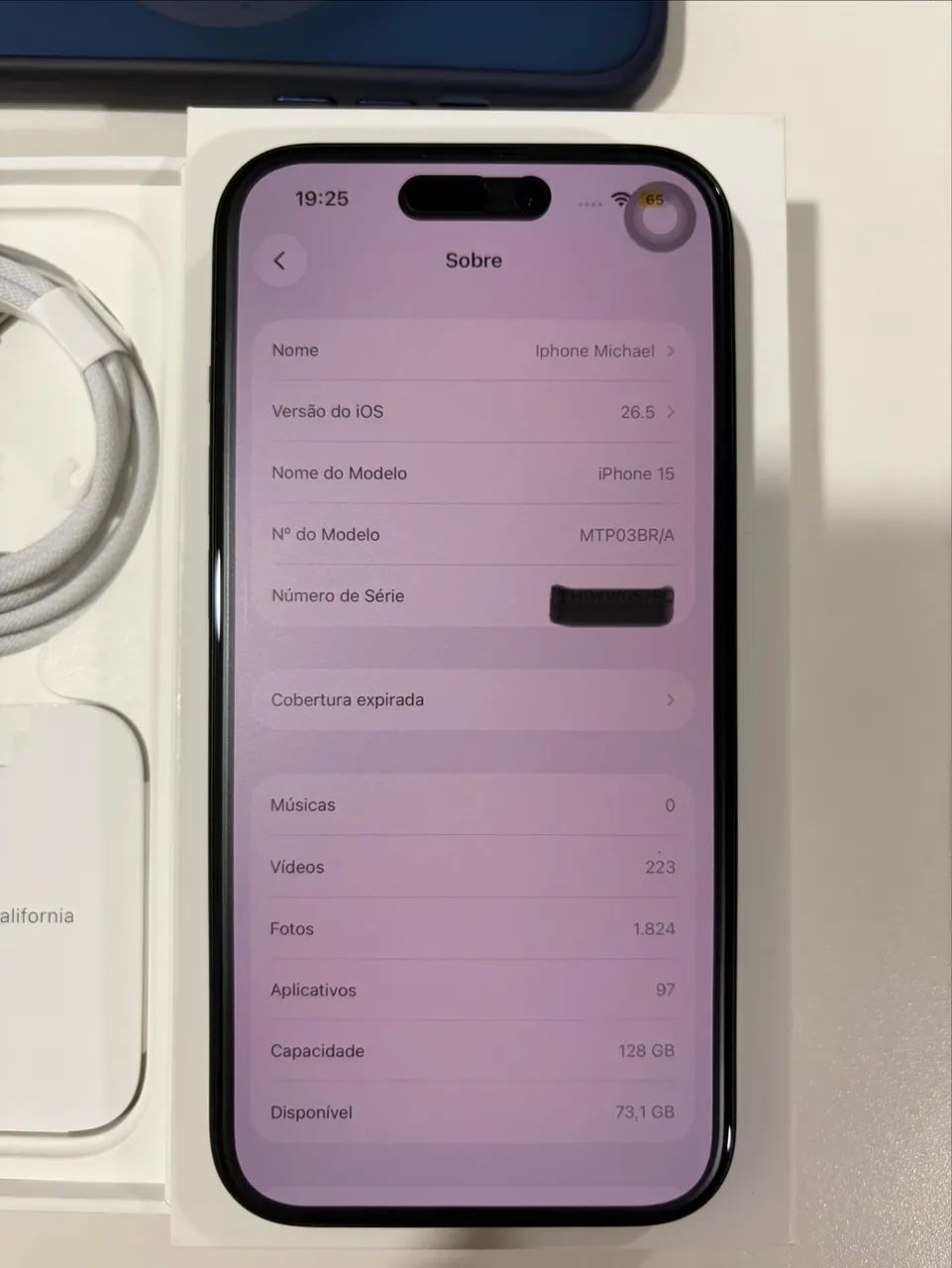 Iphone 15 128gb preto  - Foto 5