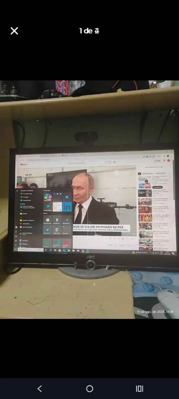 Monitor Pc AOC 22 POLEGADAS HDMI VGA DVI SOM