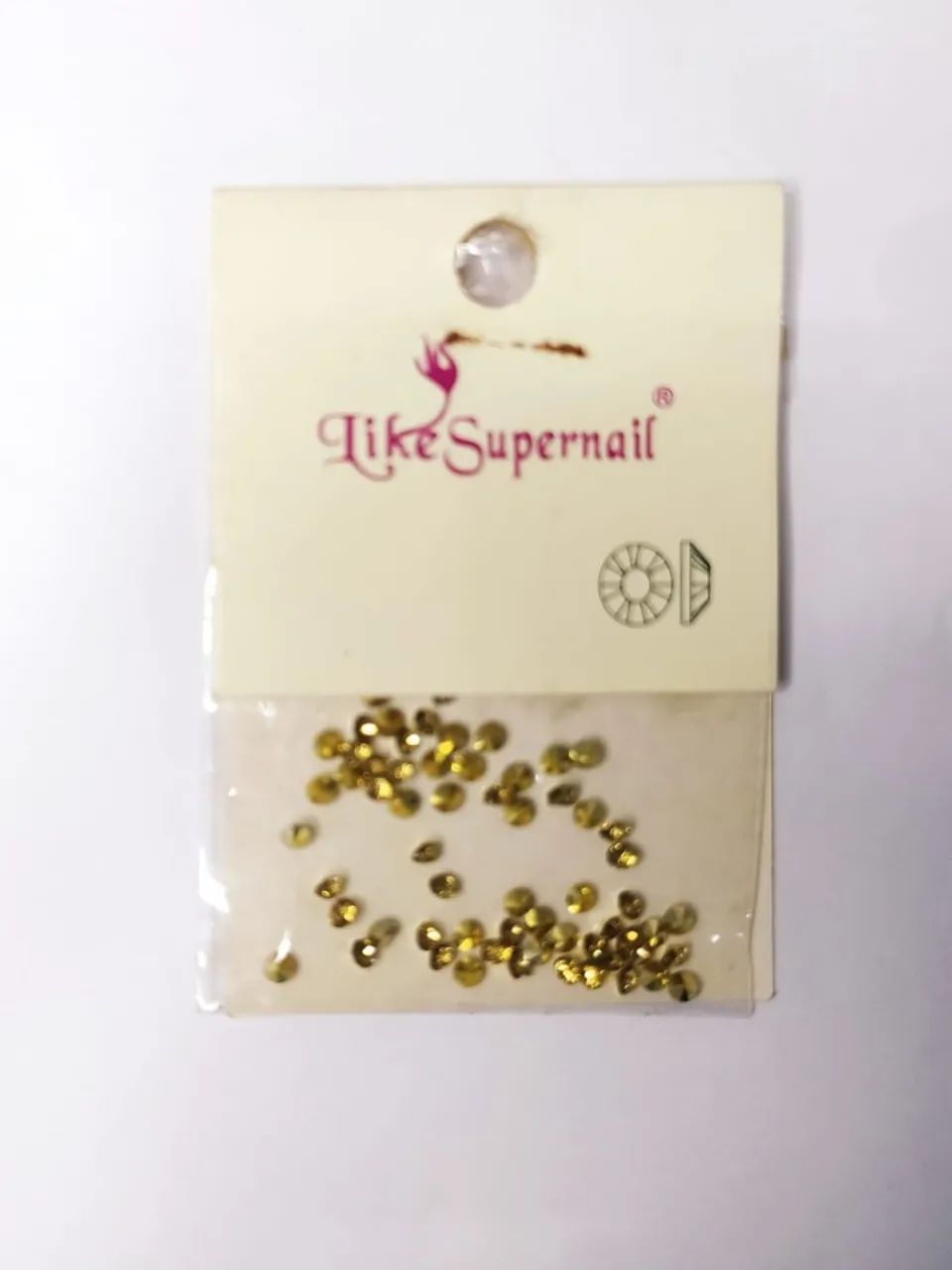 Pedrarias Like Supernail Decoração K80110 1pct - Cor ( Dourado ) 1