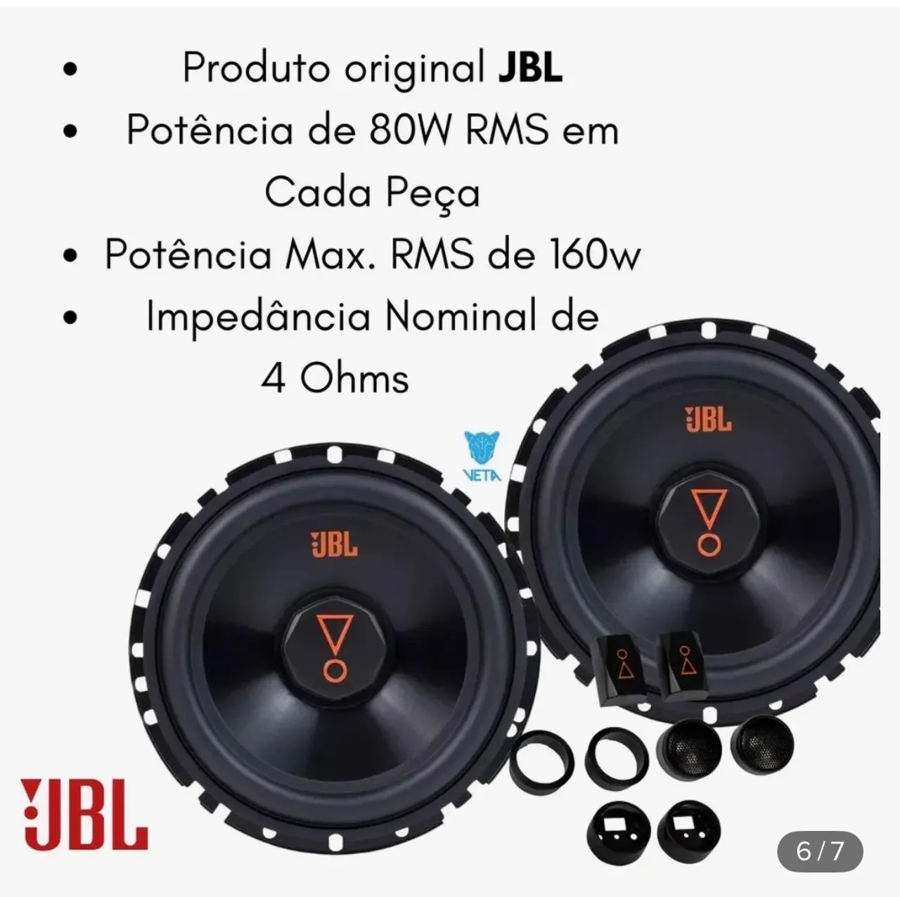 Caixa amplificada Corzuz 10 polegadas Mais kit duas vias JBL - Foto 4