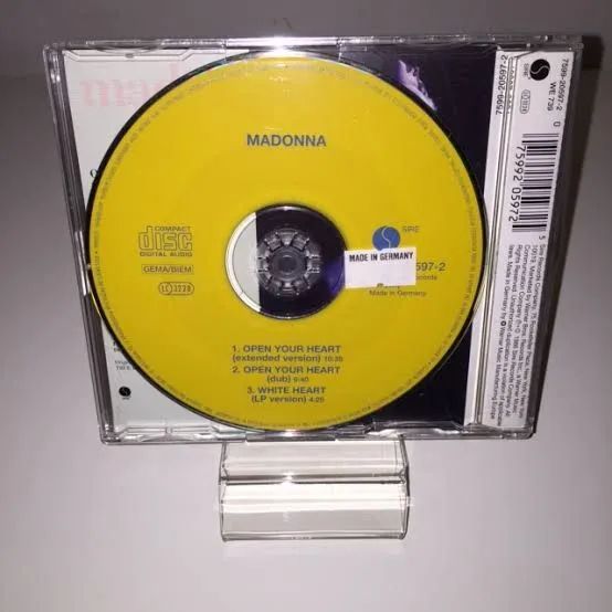 Madonna CD Single Importado UK Edition Open Your Heart  - Foto 2