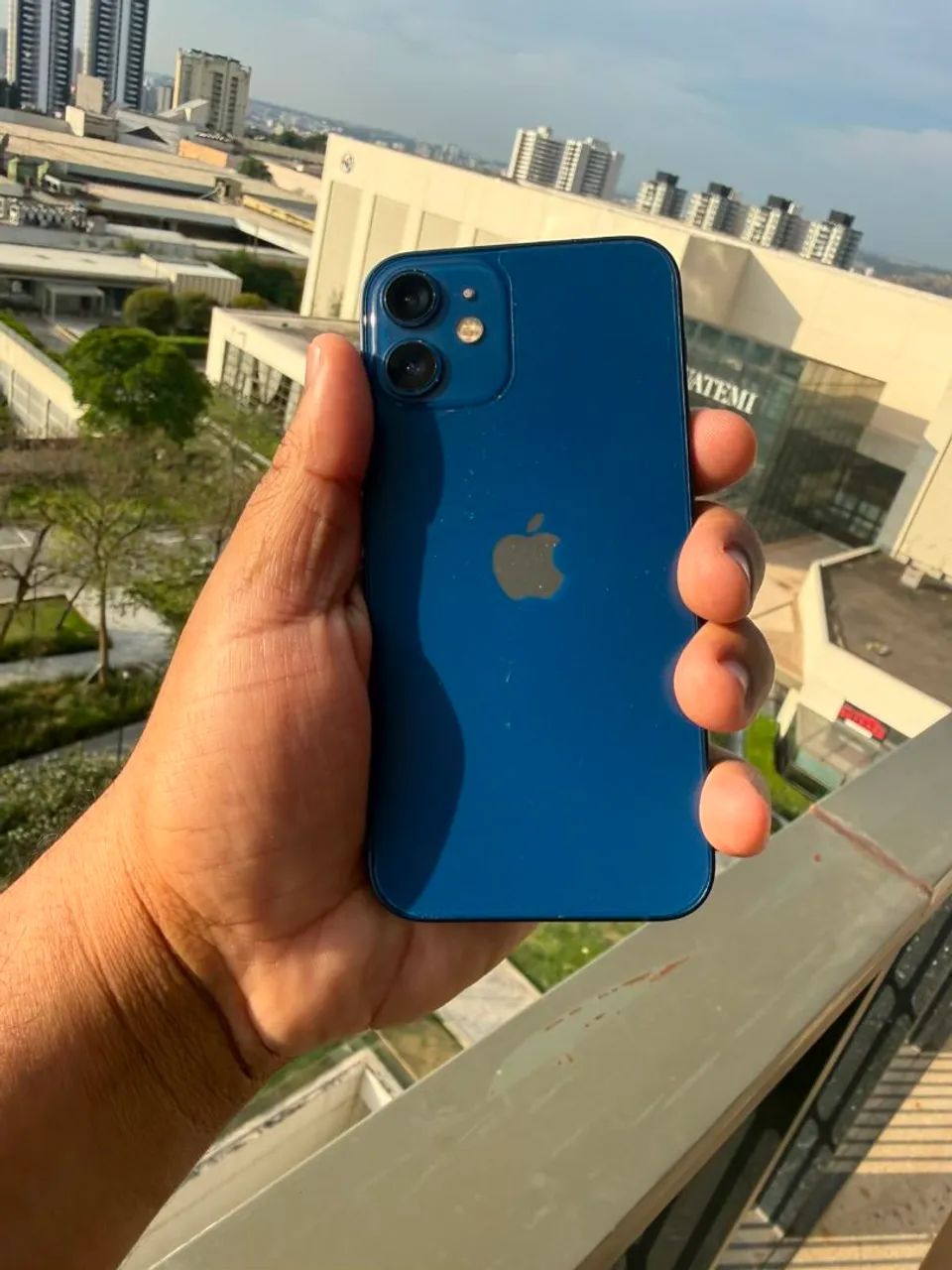 IPHONE 12 MINI 128GB AZUL BATERIA 81%<br>R$1299,90 - Foto 3