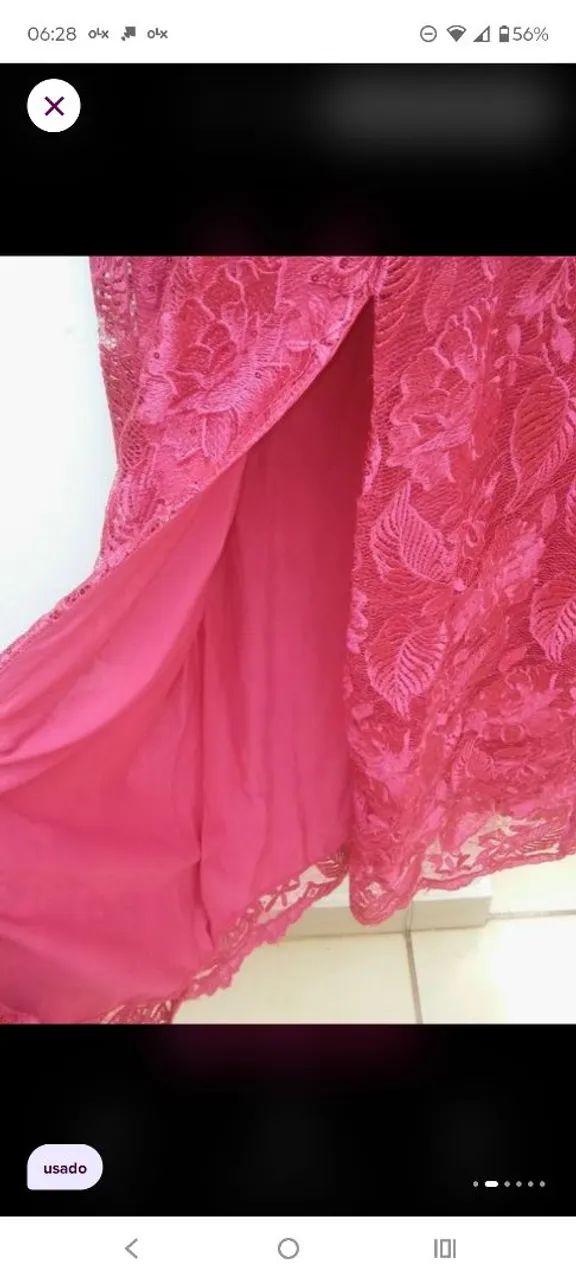 Vestido festa pink M - Foto 5