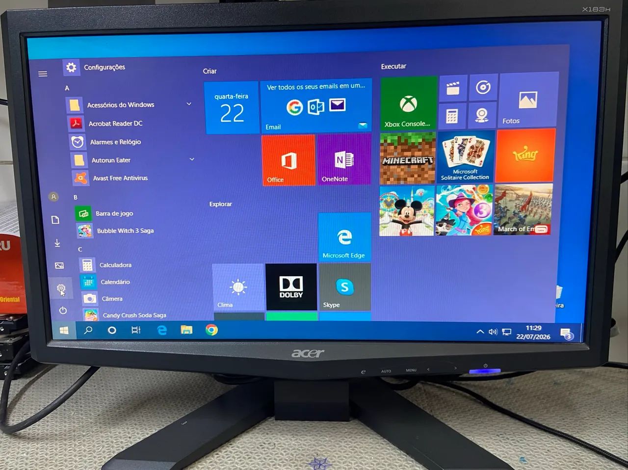 Monitor ACER x183H B - Foto 3
