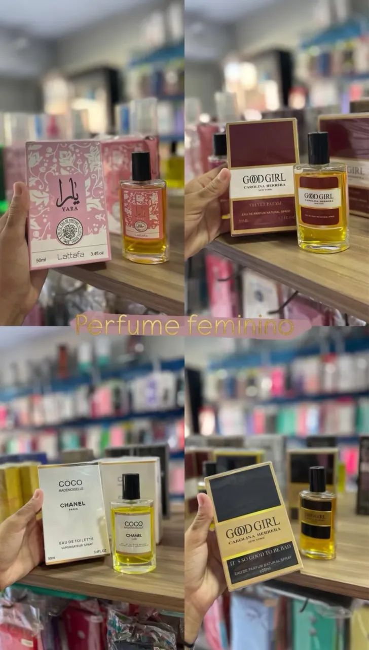 Perfumes importados a base de óleo 