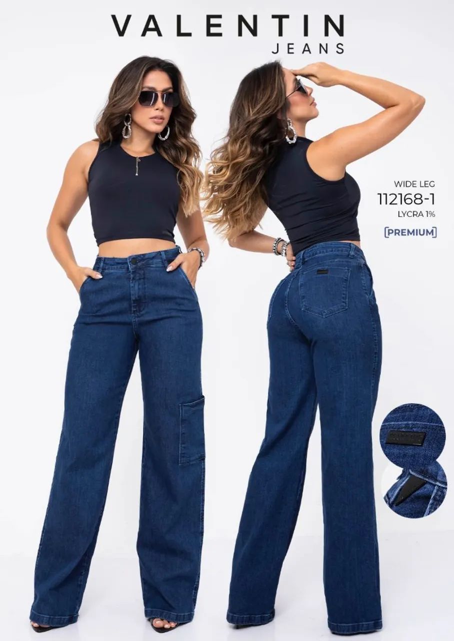 Calça wid leg  Valentin jeans 