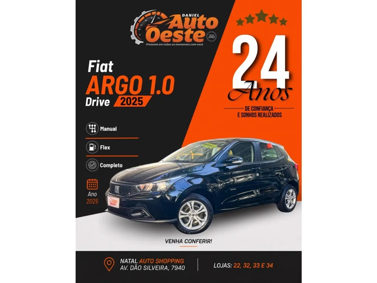 Fiat Argo Drive 1.0 Firefly 2025