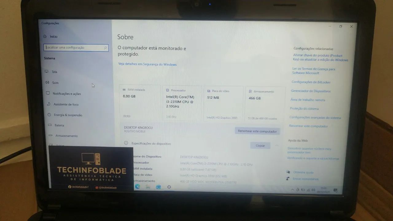 Notebook positivo master i3  - Foto 3