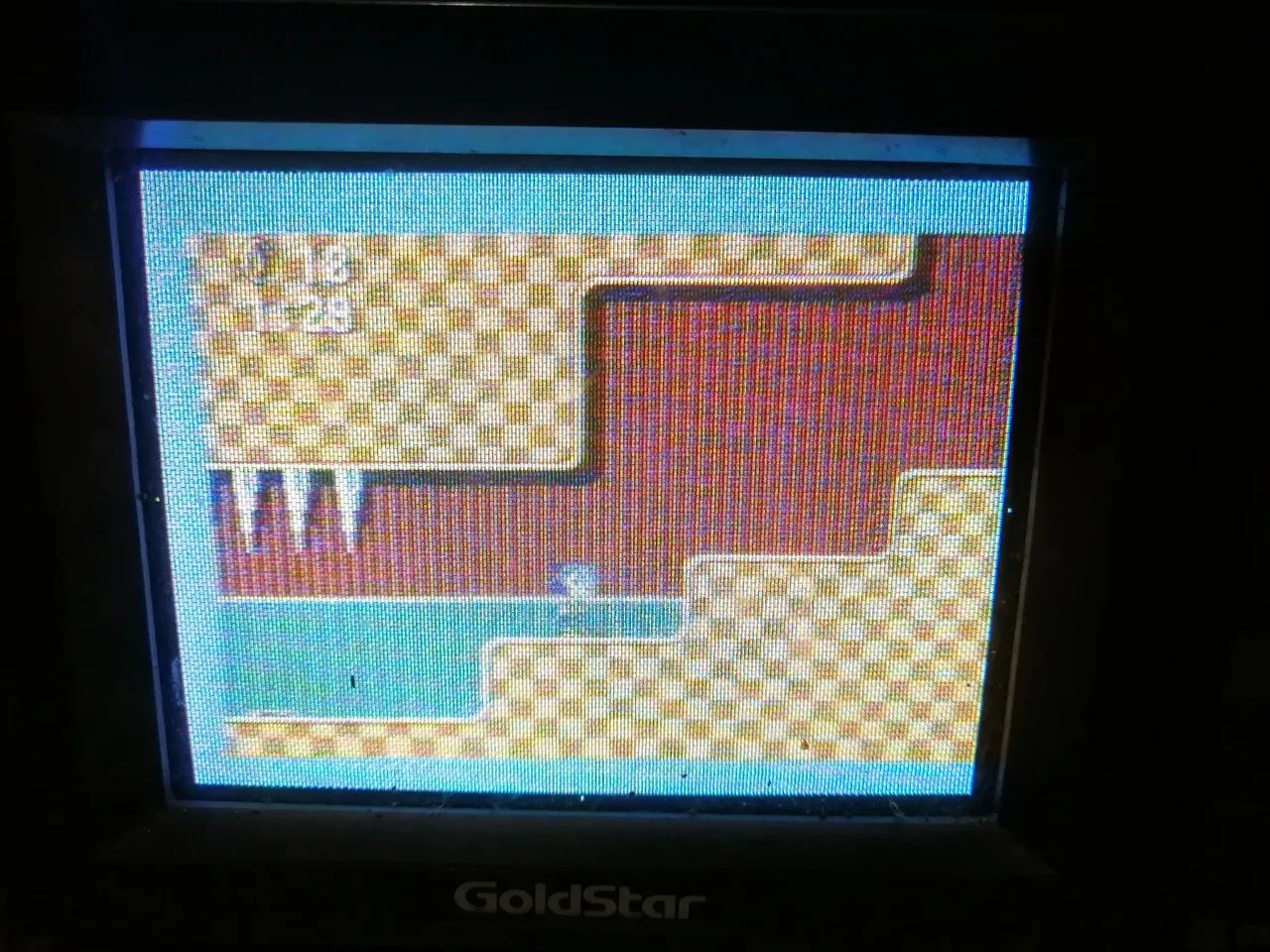 Mini TV de tubo, funciona parcial leia! 