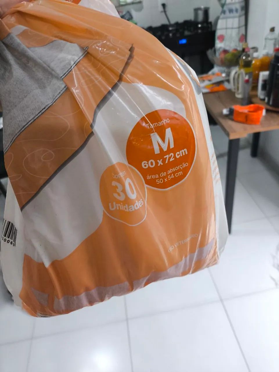 Tapete higiênico para doação 