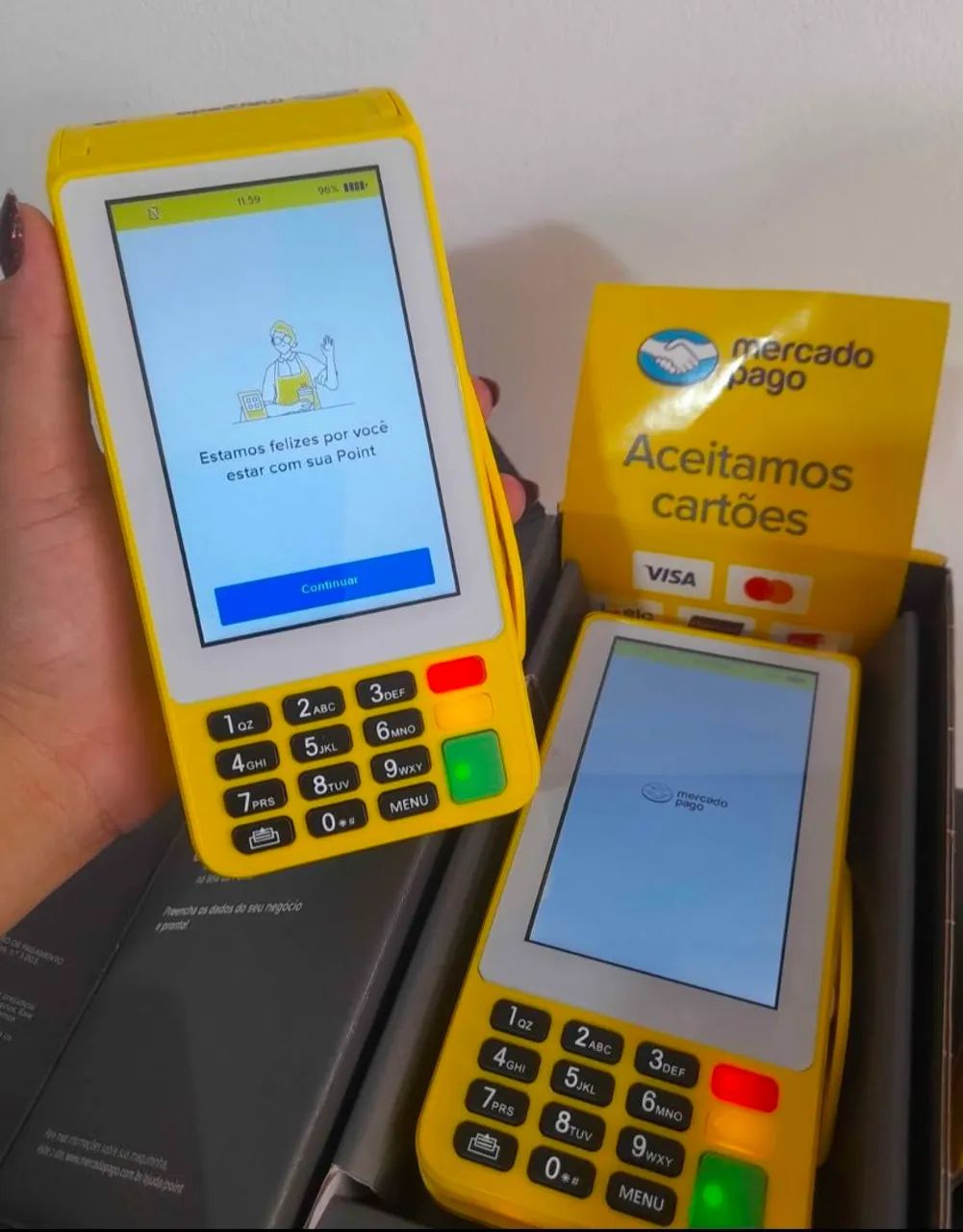 Maquina de cartao mercado pago pro3 - Foto 3