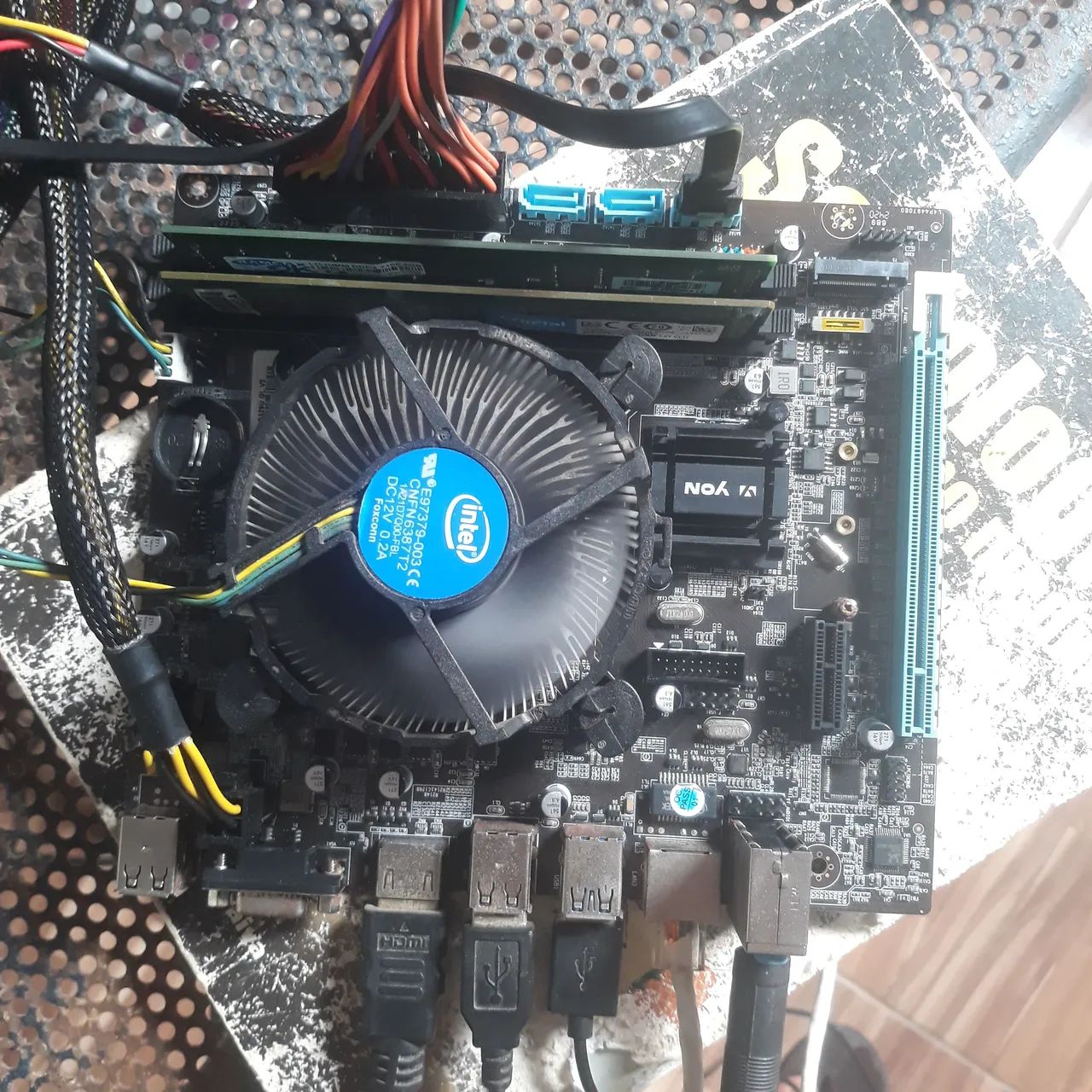 Kit 1151 ddr4 i37100 8giga