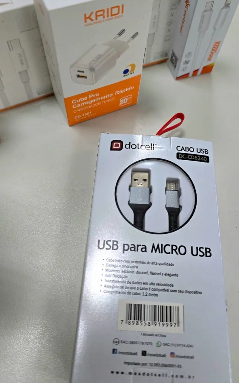 Cabo Micro USB (V8) - Foto 2
