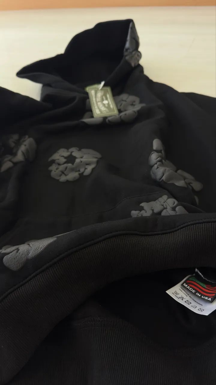 Blusa Denim Tears preta  - Foto 3