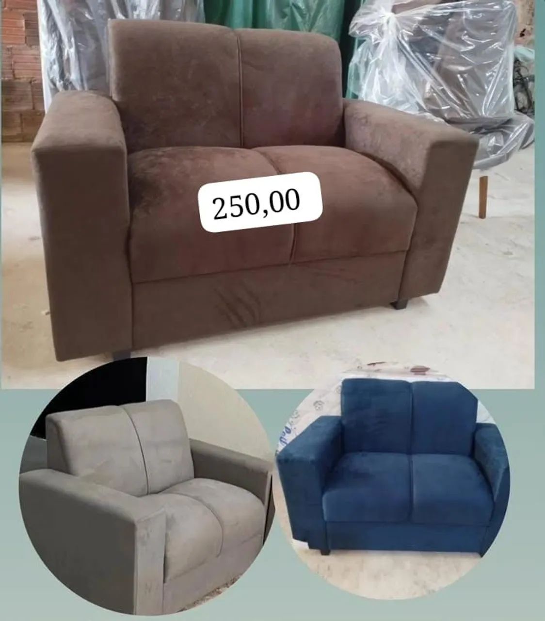 Sofás diretamente da fábrica Disponível para entrega!