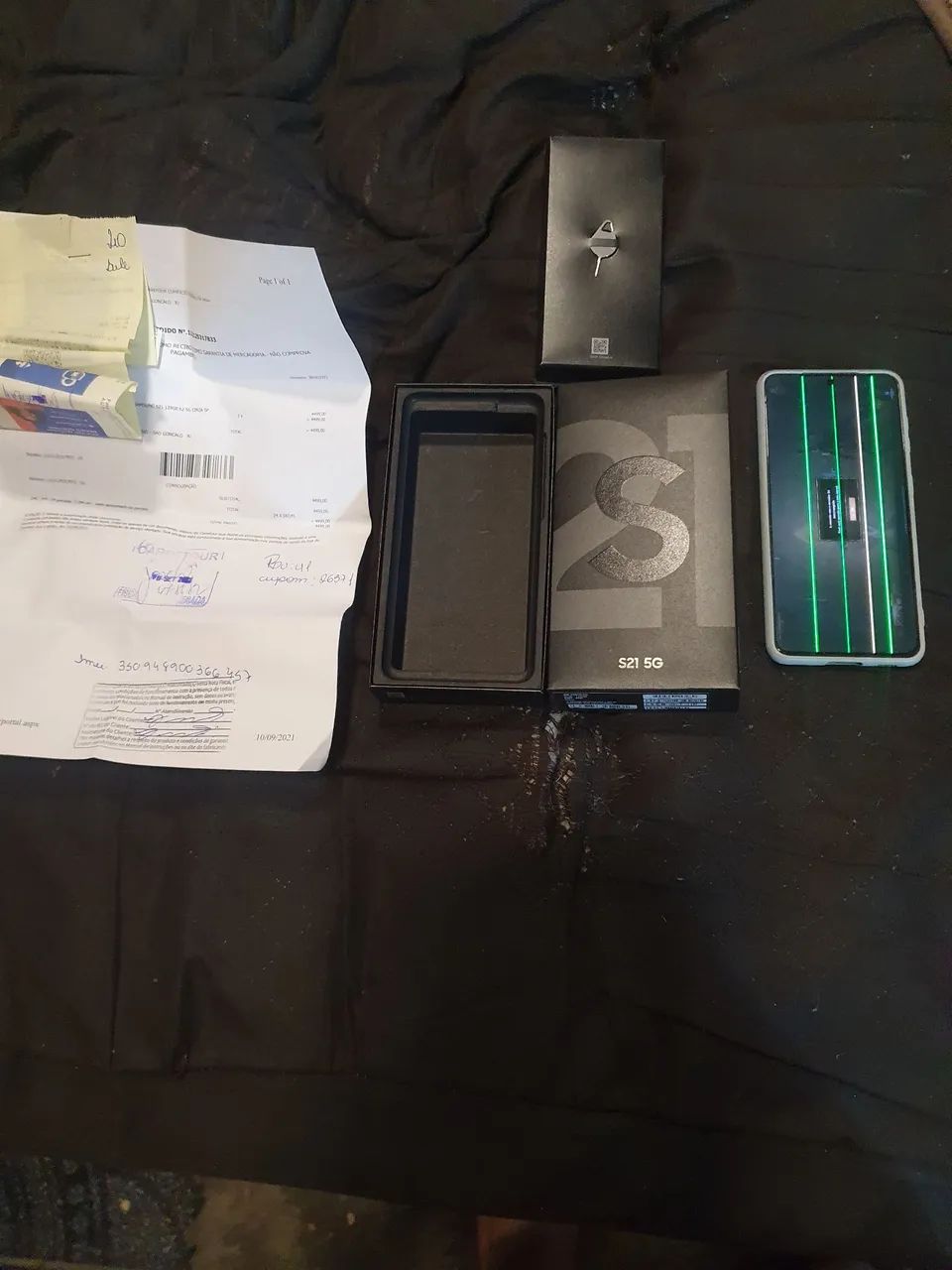Vendo galaxy s21 com Caixa e Nota Fiscal. - Foto 3