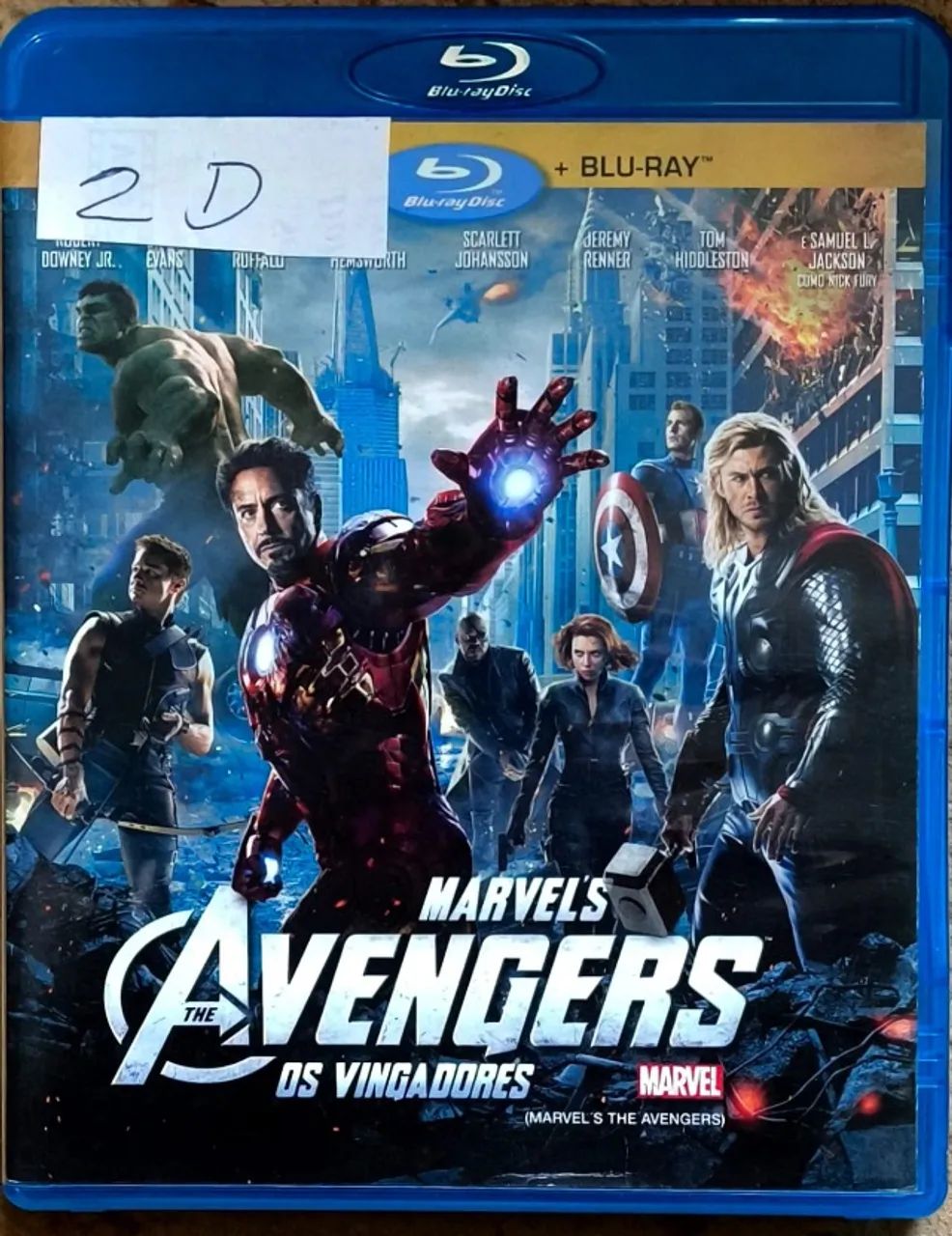 Blu-Ray Os Vingadores (Marvels The Avengers) 2d