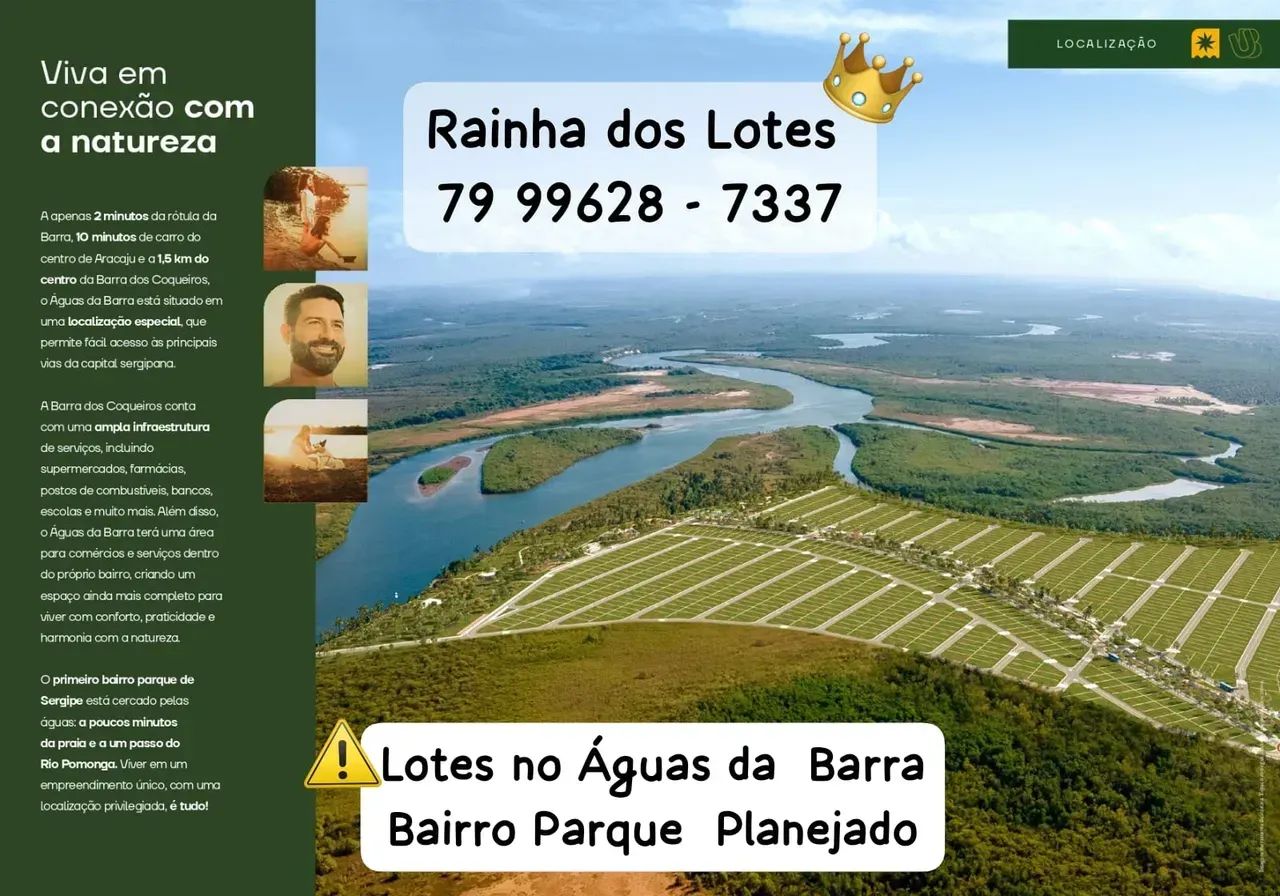 Loteamento Águas da Barra -  Bairro Parque planejado - Rainha dos Lotes