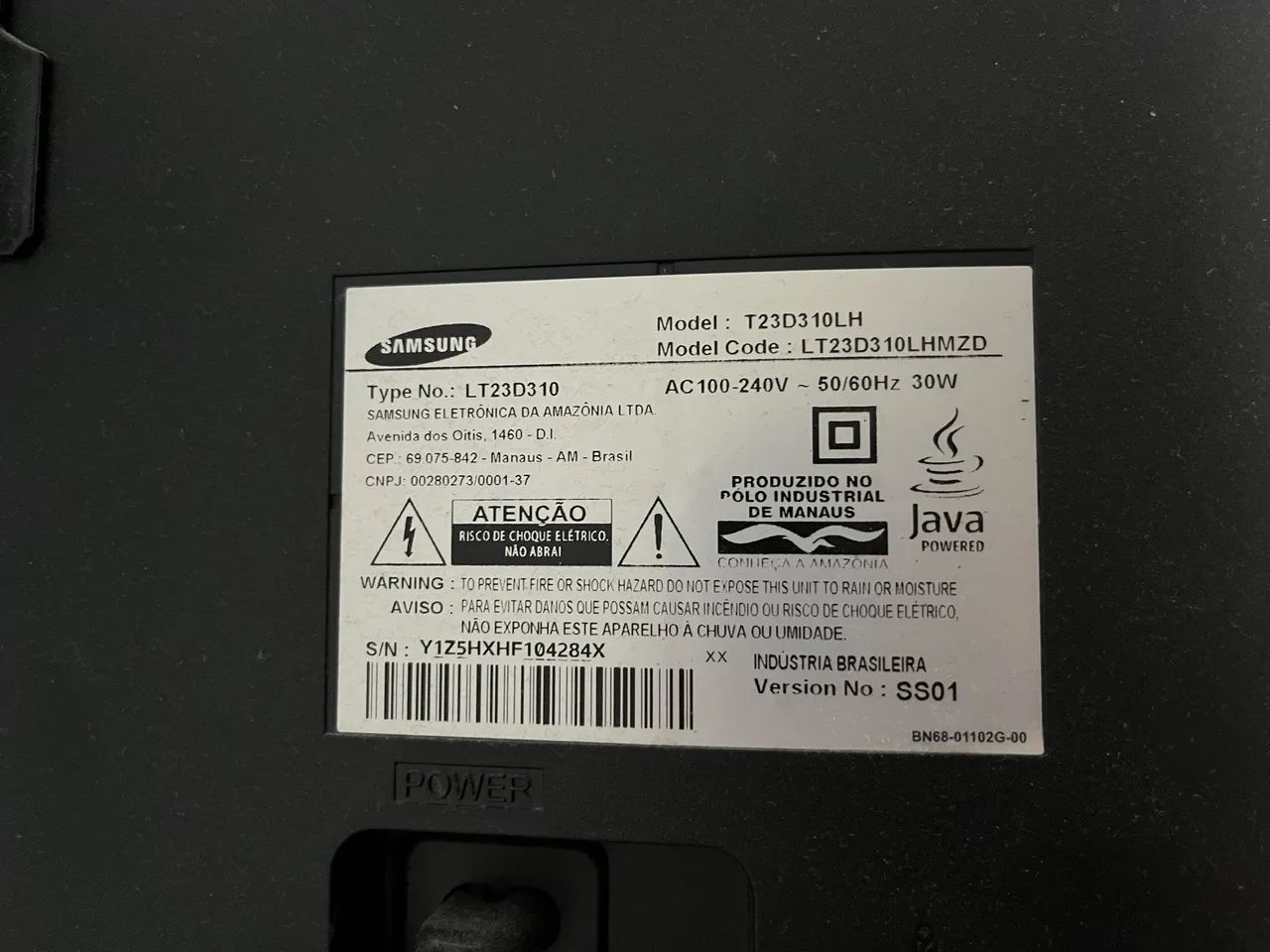 TV Samsung LED 23 polegadas T23D310LH - Funcionando perfeitamente - Foto 3