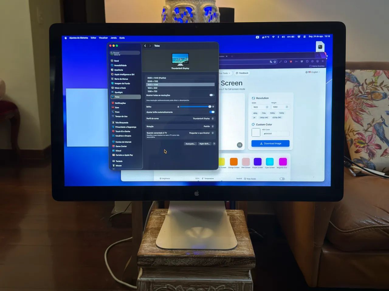 Thunderbolt Display 27" excelente estado - Foto 2