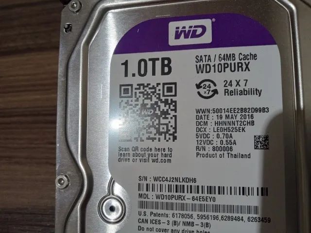 HD WD Purple - 1 Tera - Foto 5