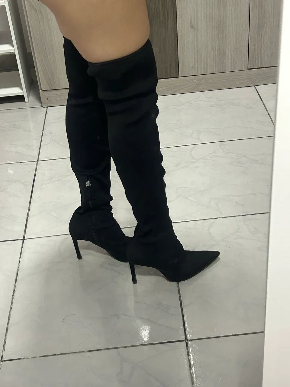 Bota cano longo Zara