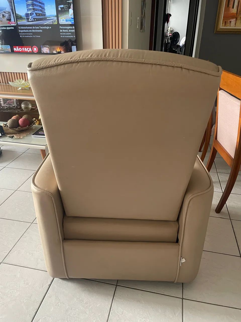 Cadeira do papai reclinável  - Foto 5