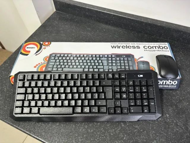 KIT Teclado e Mouse sem fio KMEX KA-S228 + MA-B33 - Foto 5