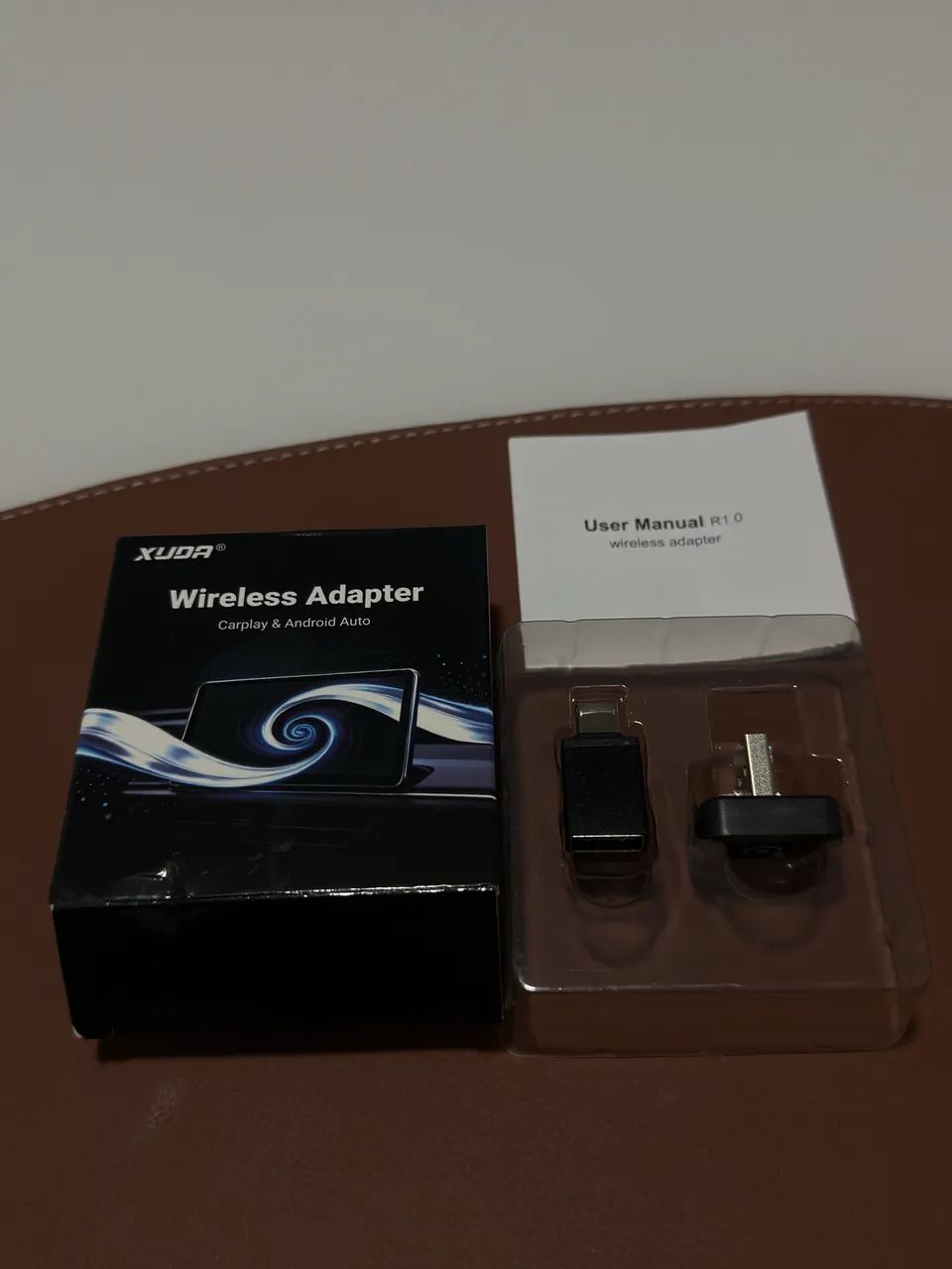 Adaptador apple car play sem fio android e ios