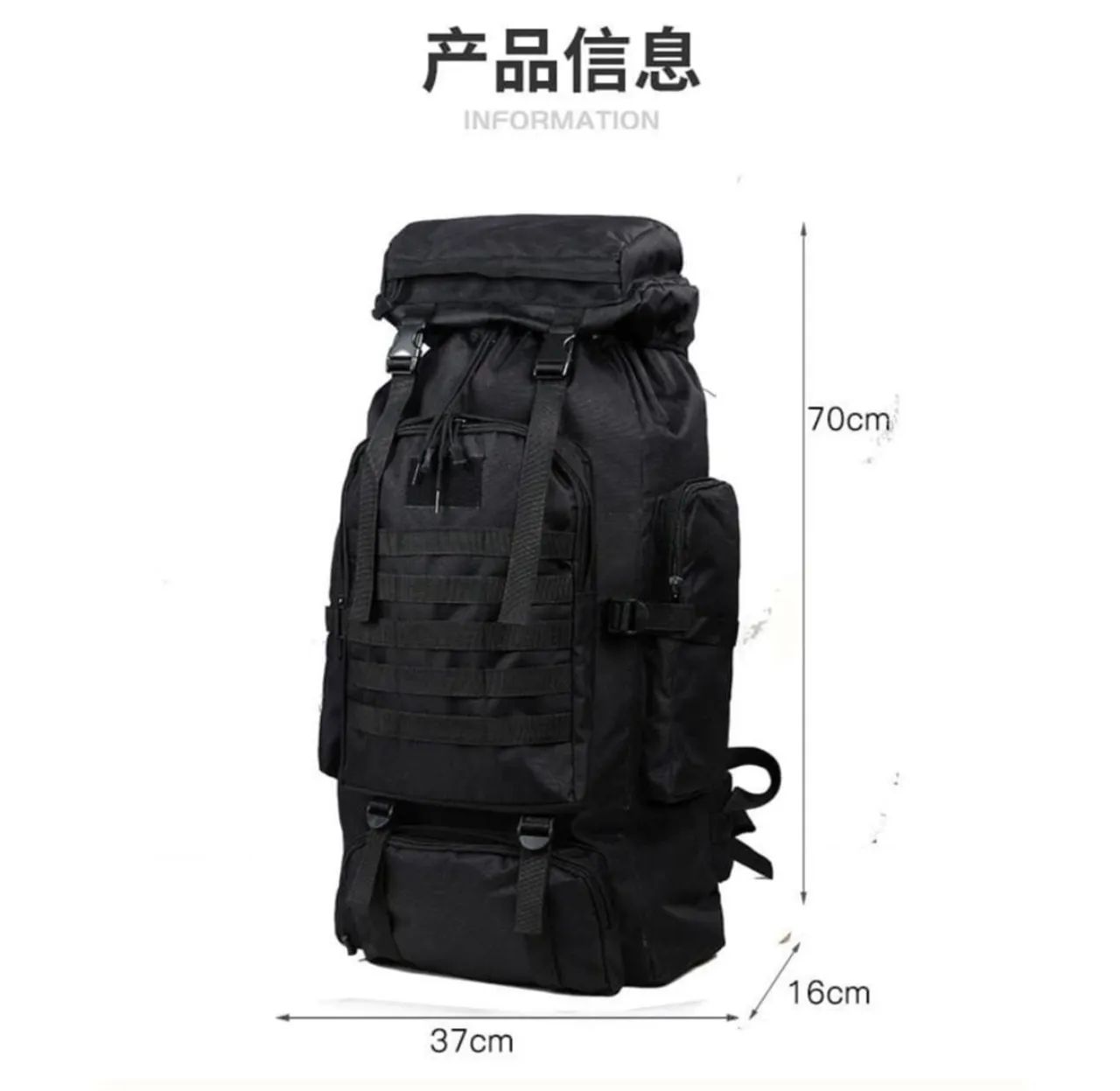 Mochila Acampamento 80 litros Premium reforçada - Foto 3